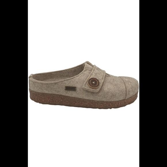 Haflinger Shoes - Haflinger Grizzly Felt Clogs Hanna Earth - Medium
